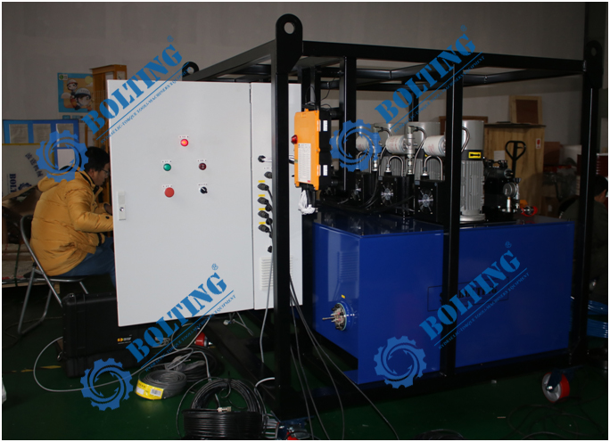 BOLTING博霆1600噸PLC控制全自動同步頂升系統(數控智能油缸同步控制系統)